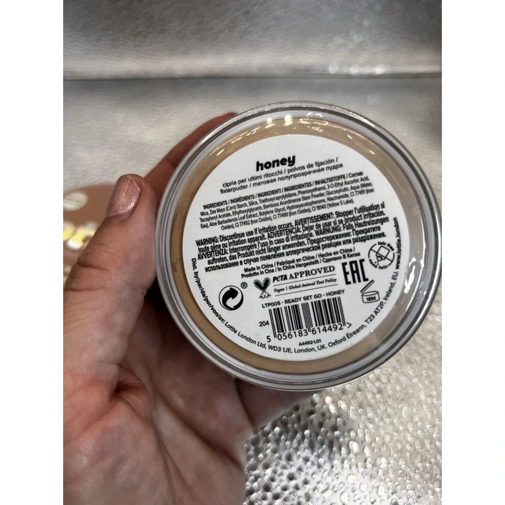 (2) Lottie Ready Set Go Honey Setting Powder 0.52 oz Sealed